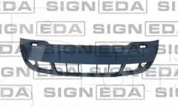 12 999 р. Передний бампер SIGNEDA (под омыватели) Audi A6 C5 дорестайлинг, седан (1997-2001) (Неокрашенный). Увеличить фотографию 1