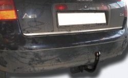 6 349 р. Фаркоп Лидер Плюс  Audi A6  C5 (1997-2001) (Без электропакета). Увеличить фотографию 1
