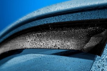 1 169 р. Дефлектора окон REIN (накладные)  Audi Q3  8U (2011-2015). Увеличить фотографию 4