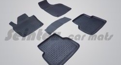 Износостойкие коврики в салон с высоким бортом SeiNtex Premium 4 шт. (резина) Audi Q3 8U дорестайлинг (2011-2015)