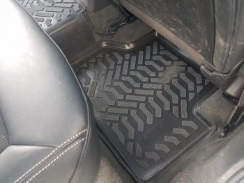 1 499 р. Коврик в багажник Aileron  Audi Q5  FY (2017-2024). Увеличить фотографию 3