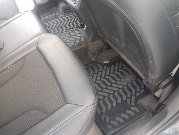 1 499 р. Коврик в багажник Aileron  Audi Q5  FY (2017-2024). Увеличить фотографию 6
