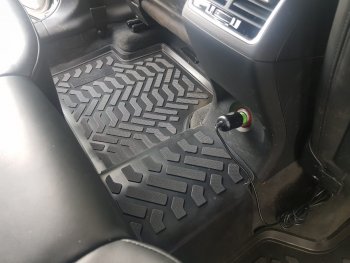 1 499 р. Коврик в багажник Aileron  Audi Q5  FY (2017-2024). Увеличить фотографию 1