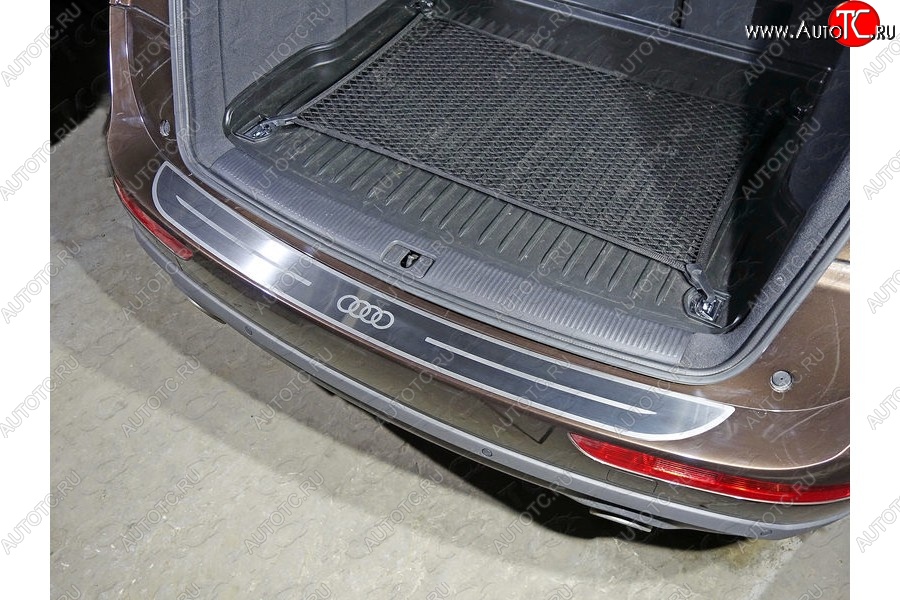 6 999 р. Защитная накладка на задний бампер ТСС  Audi Q5  8R (2008-2017)