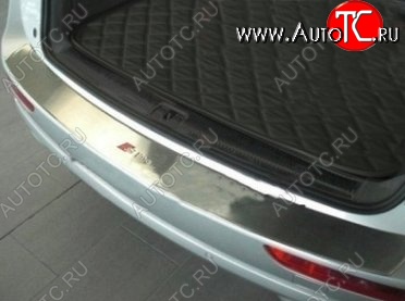 8 599 р. Защитная накладка на задний бампер (рестайлинг) СТ Audi Q5 8R дорестайлинг (2008-2012)