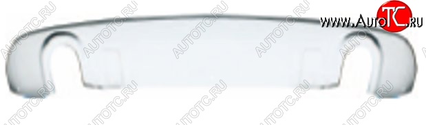 5 399 р. Диффузор на задний бампер SuvStyle Audi Q5 8R дорестайлинг (2008-2012) (Неокрашенная)