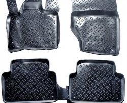 1 789 р. Комплект ковриков в салон Aileron 4 шт. (полиуретан)  Audi Q7  4L (2005-2009). Увеличить фотографию 1