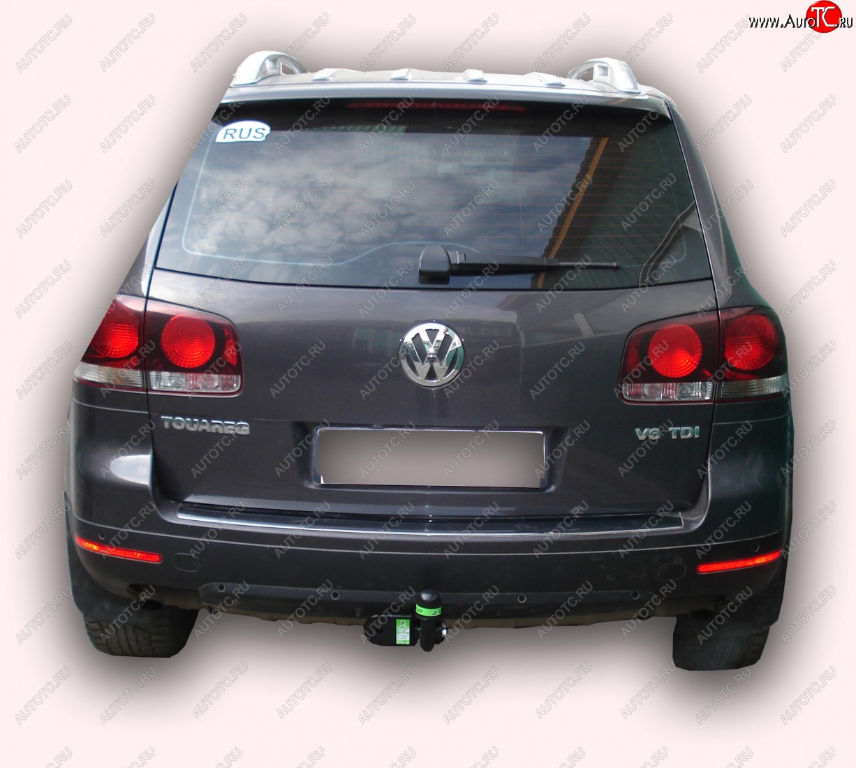 6 799 р. Фаркоп Лидер Плюс (съемный шар тип A) Volkswagen Touareg GP рестайлинг (2006-2010) (Без электропакета)