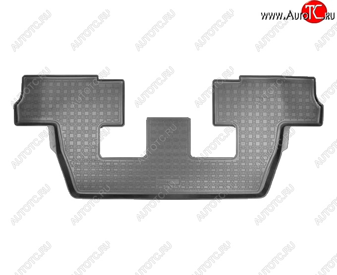 929 р. Коврик салонный Noplast (3-ий ряд)  Audi Q7  4M (2015-2024) (Черный)