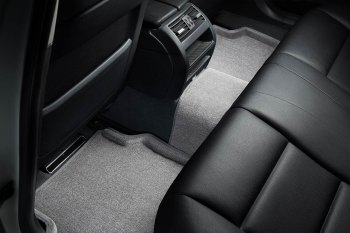 4 299 р. Текстильные коврики в салон SEINTEX 3D серые Audi Q7 4M рестайлинг (2019-2024). Увеличить фотографию 4