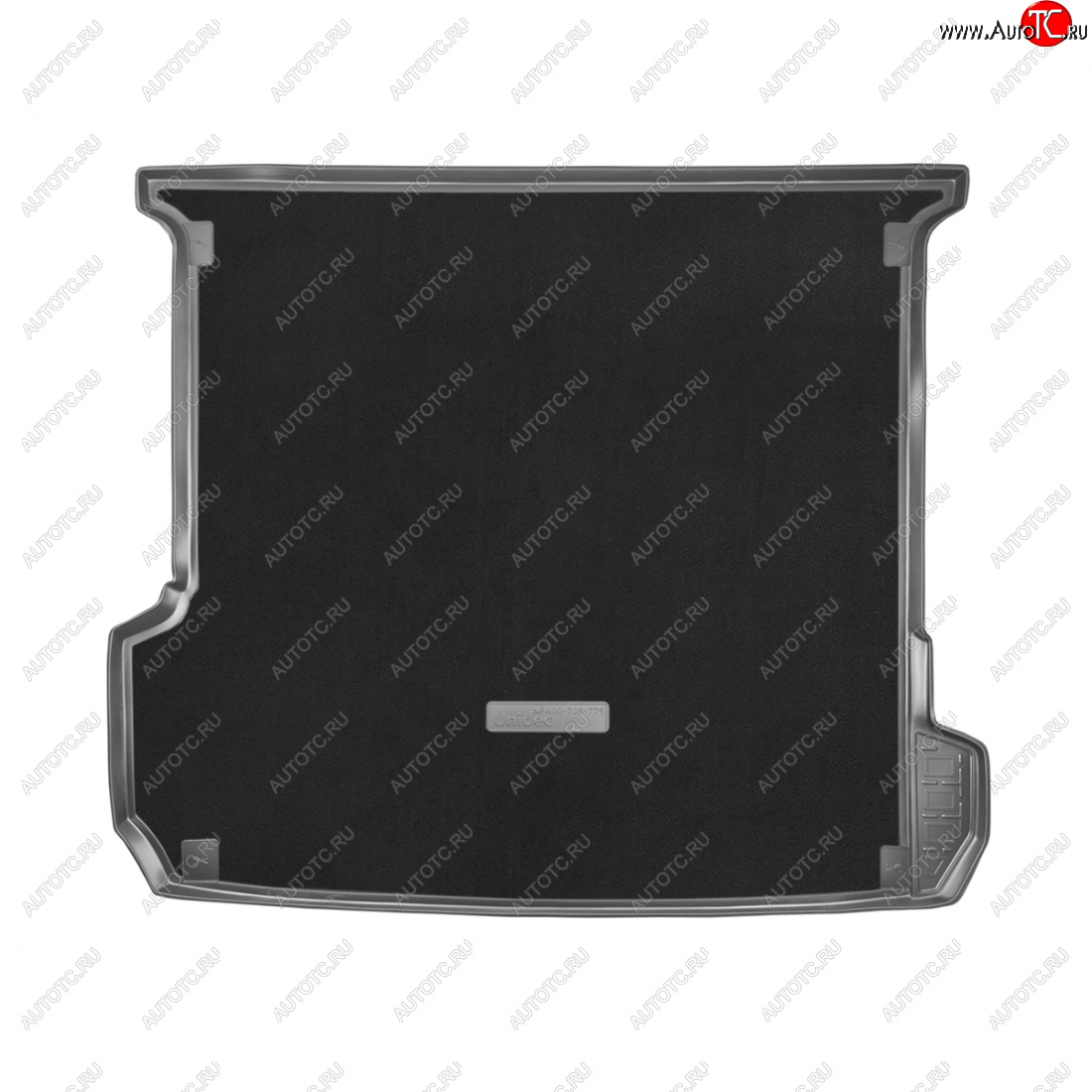 3 199 р. Коврик багажника (комбинированый) Norplast Unidec Audi Q7 4M дорестайлинг (2015-2020) (Чёрный)