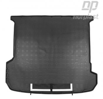 3 099 р. Коврик багажника Norplast (5 мест)  Audi Q7  4M (2015-2024) (Черный, с погрузочным ковриком (фартуком)). Увеличить фотографию 1