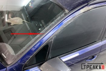 1 849 р. Водостоки лобового стекла Стрелка 11  Audi Q7  4M (2015-2024). Увеличить фотографию 1