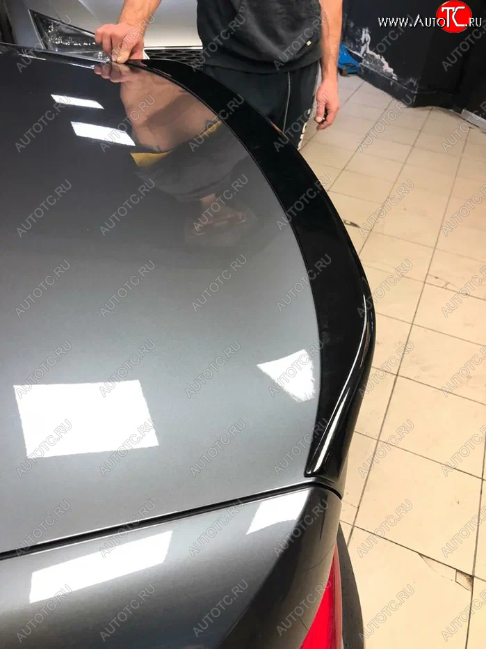 8 499 р. Лип спойлер М-Perfomance BMW 3 серия G20 седан (2018-2022) (цвет: черный глянец)