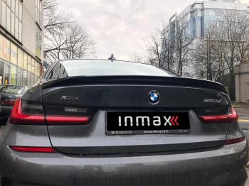 8 499 р. Лип спойлер М-Perfomance BMW 3 серия G20 седан (2018-2022) (цвет: черный глянец). Увеличить фотографию 8