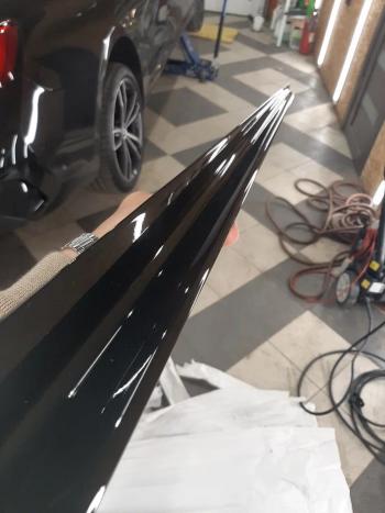 11 499 р. Пластиковые накладки M порогов BMW 3 серия G20 седан (2018-2022) (цвет: черный глянец). Увеличить фотографию 5