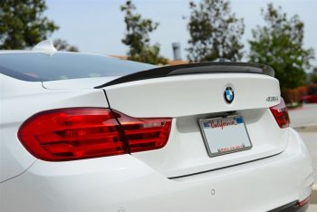 4 149 р. Спойлер багажника Performance BMW 4 серия F32 купе дорестайлинг (2013-2017) (Неокрашенный). Увеличить фотографию 1