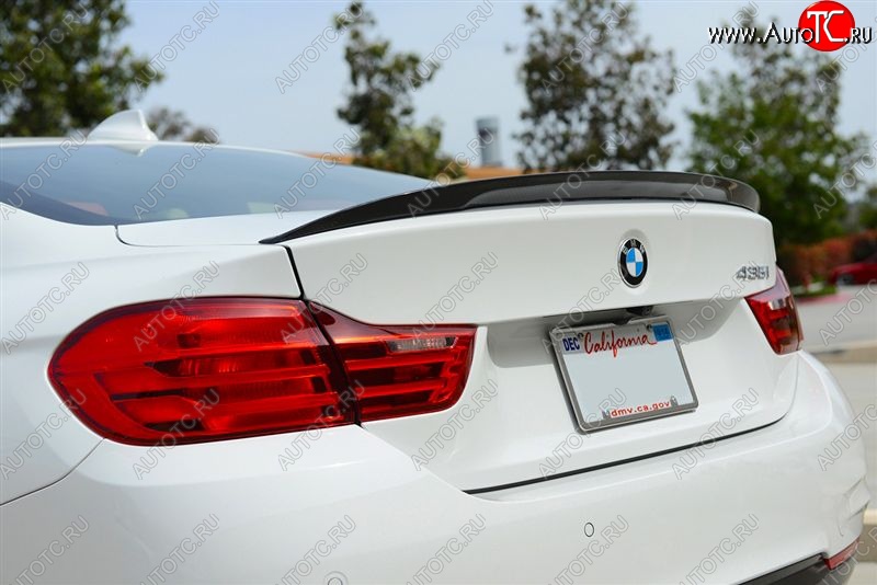 4 149 р. Спойлер багажника Performance  BMW 4 серия  F32 (2013-2020) (Неокрашенный)