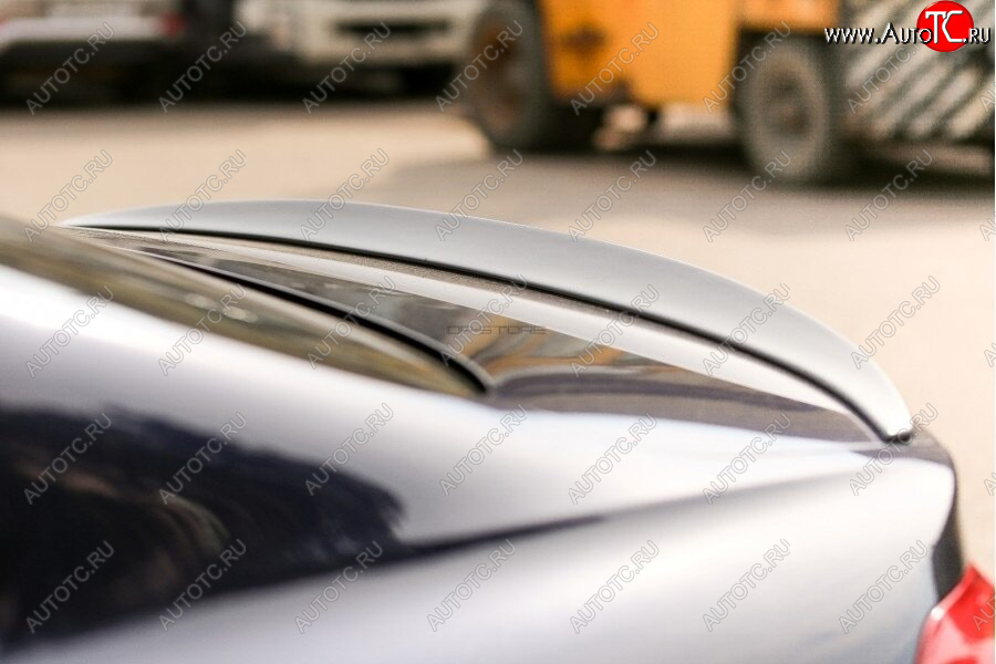 7 899 р. Лип спойлер М-Perfomance  BMW 4 серия  F32 (2013-2020) (цвет: черный глянец)