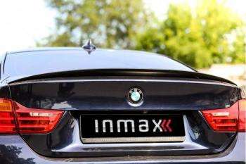 7 899 р. Лип спойлер М-Perfomance  BMW 4 серия  F32 (2013-2020) (цвет: черный глянец). Увеличить фотографию 3