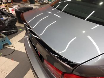 7 899 р. Спойлер багажника M-Performance  BMW 5 серия  G30 (2016-2020) (черный глянцевый). Увеличить фотографию 1