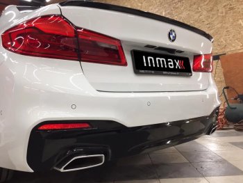 7 899 р. Спойлер багажника M-Performance  BMW 5 серия  G30 (2016-2020) (черный глянцевый). Увеличить фотографию 2