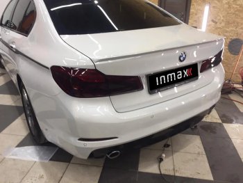 7 899 р. Спойлер багажника M-Performance  BMW 5 серия  G30 (2016-2020) (черный глянцевый). Увеличить фотографию 5
