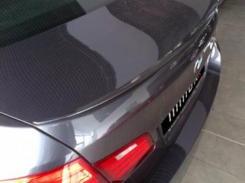 6 549 р. Лип спойлер M5  BMW 5 серия  F10 (2009-2017) (цвет: черный глянец). Увеличить фотографию 2