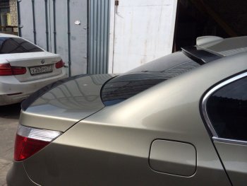 2 799 р. Козырек на заднее стекло АВТОКРАТ  BMW 5 серия  E60 (2003-2007) (Неокрашенный). Увеличить фотографию 4