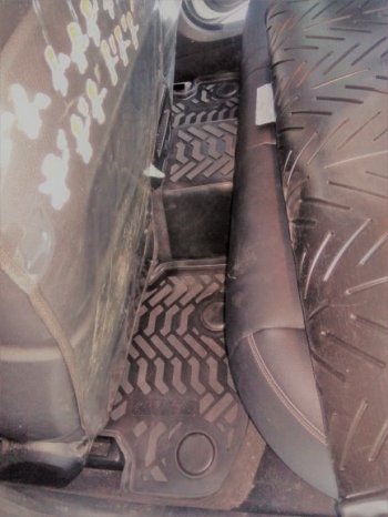 1 779 р. Комплект ковриков в салон Aileron 3D (с подпятником) BMW 5 серия F10 седан дорестайлинг (2009-2013). Увеличить фотографию 2