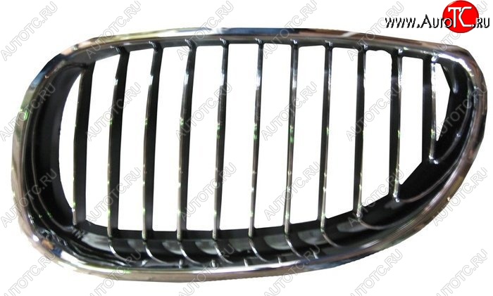 1 899 р. Левая решетка радиатора SAT  BMW 5 серия ( E60,  E61) (2003-2010) (Хром)