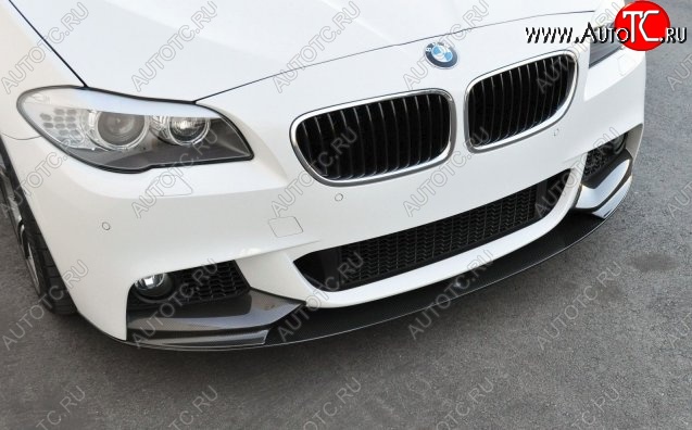 10 849 р. Накладка на передний бампер M-Performance BMW 5 серия F10 седан дорестайлинг (2009-2013) (Неокрашенная)