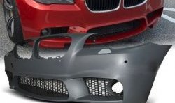 38 449 р. Передний бампер M5 Style BMW 5 серия F10 седан дорестайлинг (2009-2013) (Неокрашенный). Увеличить фотографию 1