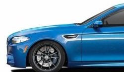 9 049 р. Пороги накладки M-Style  BMW 5 серия ( F11,  F10) (2009-2017) (Неокрашенные). Увеличить фотографию 3