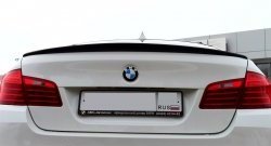 8 799 р. Лип спойлер BSM BMW 5 серия F10 седан дорестайлинг (2009-2013) (Неокрашенный). Увеличить фотографию 3