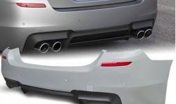 40 899 р. Задний бампер M5 Style BMW 5 серия F10 седан дорестайлинг (2009-2013) (Неокрашенный). Увеличить фотографию 1