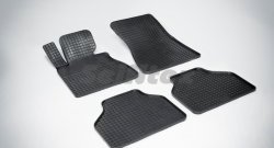 Износостойкие коврики в салон с рисунком Сетка SeiNtex Premium 4 шт. (резина) BMW 7 серия E65,E66, E67, E68 дорестайлинг, седан (2001-2005)