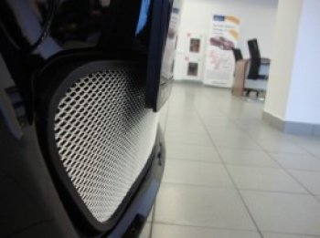 2 599 р. Защитная сетка радиатора в бампер Стрелка 11 Стандарт (алюминий/пластик, 2.0i /2.0d/3.0d, AT, Base)  BMW X3  G01 (2017-2021) (Цвет: хром). Увеличить фотографию 5