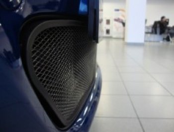 3 099 р. Защитная сетка радиатора в бампер Стрелка 11 Стандарт (алюминий/пластик, 2.0i /2.0d/3.0d, AT, Base)  BMW X3  G01 (2017-2021) (Цвет: черный). Увеличить фотографию 5