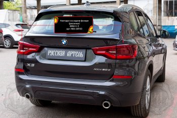 569 р. Накладки задних фонарей RA  BMW X3  G01 (2017-2021) (Неокрашенные). Увеличить фотографию 5