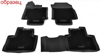Комплект комбинированых ковриков в салон с повышенной износостойкостью Unidec (полиуретан, текстиль) BMW X3 G01 дорестайлинг (2017-2021)  (Черный)