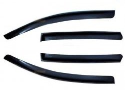 999 р. Комплект дефлекторов окон (ветровиков) 4 шт. (седан) Russtal  BMW 5 серия  E34 (1988-1994). Увеличить фотографию 1