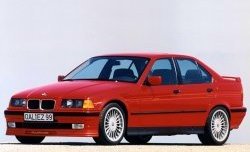 12 219 р. Накладка на передний бампер Alpina BMW 3 серия E36 седан (1990-2000). Увеличить фотографию 1