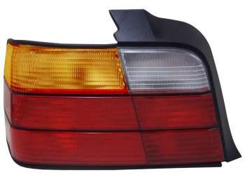 10 549 р. Левый фонарь задний SAT (желтый поворотник) BMW 3 серия E36 седан (1990-2000). Увеличить фотографию 1