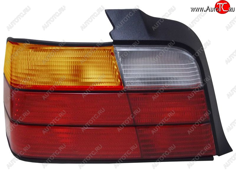 10 549 р. Левый фонарь задний SAT (желтый поворотник) BMW 3 серия E36 седан (1990-2000)