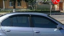 Комплект дефлекторов окон (ветровиков) 4 шт. (седан) Russtal BMW 5 серия E39 седан рестайлинг (2000-2003)