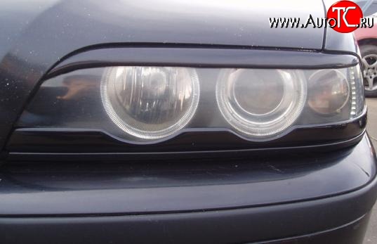 699 р. Верхние реснички на фары Drive  BMW 5 серия  E39 (1995-2003) (Неокрашенные)