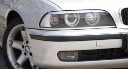629 р. Реснички на фары RA  BMW 5 серия  E39 (2000-2003) (Неокрашенные). Увеличить фотографию 1
