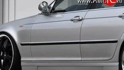 8 149 р. Пороги накладки Prior Design BMW 3 серия E46 седан дорестайлинг (1998-2001) (Неокрашенные). Увеличить фотографию 7