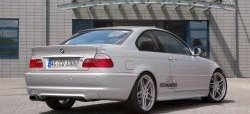 4 849 р. Лип спойлер с накладками на крылья IBHERDESIGN  BMW 3 серия  E46 (1998-2005) (Неокрашенный). Увеличить фотографию 1